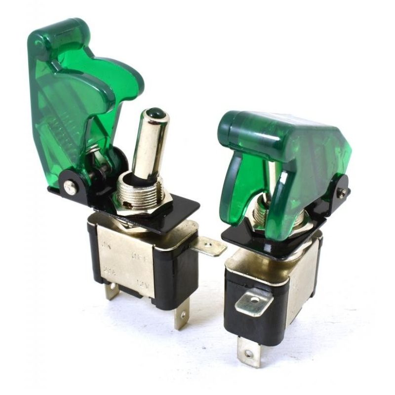 Generico 2x INTERRUTTORE AERONAUTICO TUNING AUTO MOTO KILL SWITCH L...