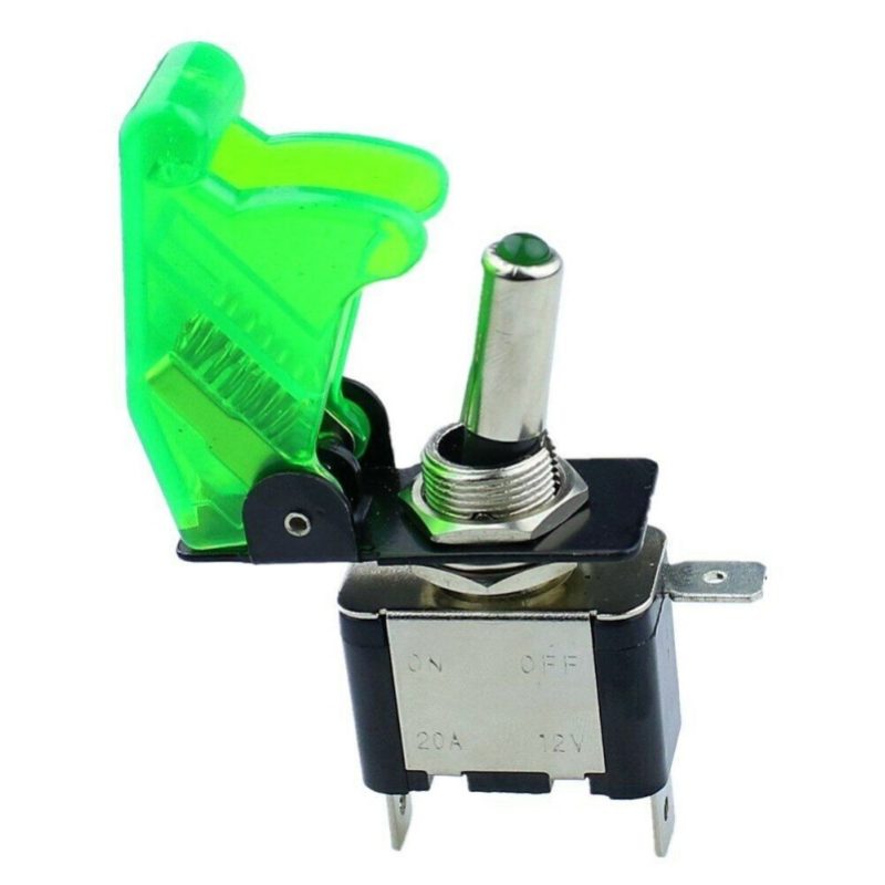 Generico 2x INTERRUTTORE AERONAUTICO TUNING AUTO MOTO KILL SWITCH L...