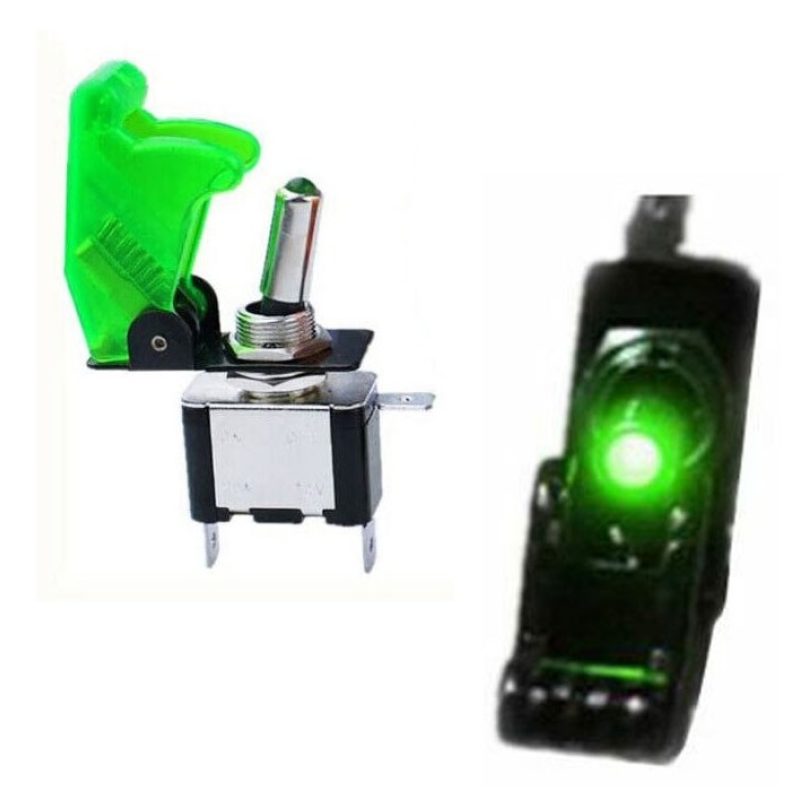 Generico 2x INTERRUTTORE AERONAUTICO TUNING AUTO MOTO KILL SWITCH L...