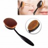 Pennelli makeup ovali manico comodo flessibile spazzola brush multiuso cosmesi