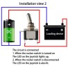 Generico 2X INTERRUTTORE AERONAUTICO TUNING AUTO MOTO KILL SWITCH L...