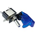 2X INTERRUTTORE AERONAUTICO TUNING AUTO MOTO KILL SWITCH LED SICURA 20A 12V BLU