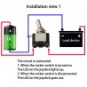 Generico 2X INTERRUTTORE AERONAUTICO TUNING AUTO MOTO KILL SWITCH L...