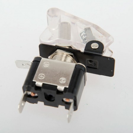 2X INTERRUTTORE AERONAUTICO TUNING AUTO MOTO KILL SWITCH LED SICURA 20A 12V 