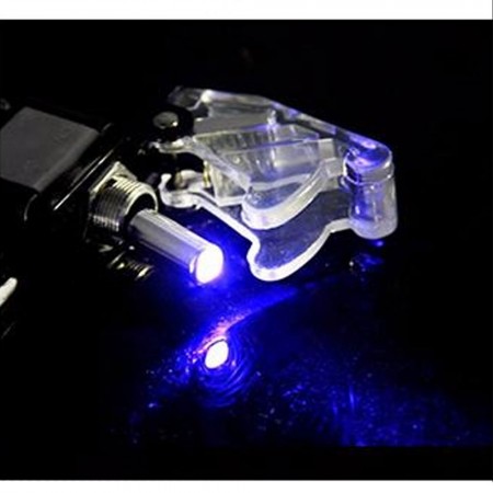 2X INTERRUTTORE AERONAUTICO TUNING AUTO MOTO KILL SWITCH LED SICURA 20A 12V 