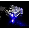 2X INTERRUTTORE AERONAUTICO TUNING AUTO MOTO KILL SWITCH LED SICURA...