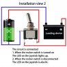 2X INTERRUTTORE AERONAUTICO TUNING AUTO MOTO KILL SWITCH LED SICURA...