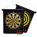 Bersaglio magnetico 6 frecce dardi tiro segno doppio sport freccia magnetica 15"