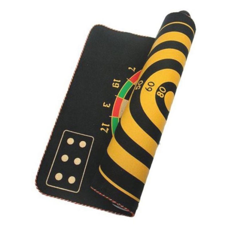 Generico Bersaglio magnetico 6 frecce dardi tiro segno doppio sport...