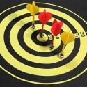 Bersaglio magnetico 6 frecce dardi tiro segno doppio sport freccia magnetica 15"