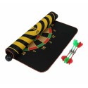 Bersaglio magnetico 6 frecce dardi tiro segno doppio sport freccia magnetica 15"