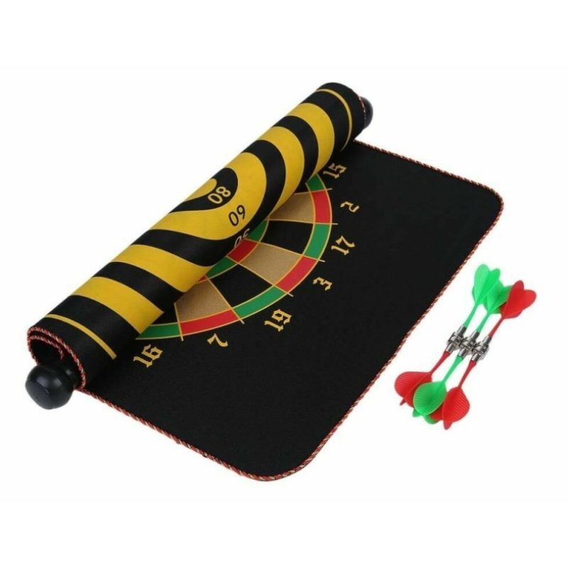 Generico Bersaglio magnetico 6 frecce dardi tiro segno doppio sport...