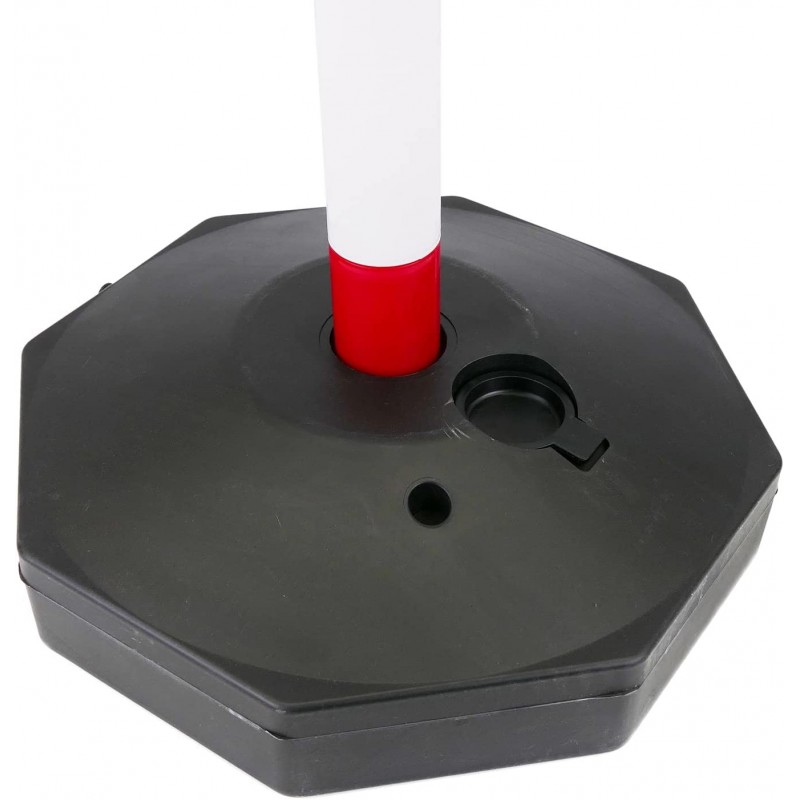 Generico 2 COLONNA SEGNALETICA PALETTO CON BASE ALTEZZA CM.90 BICOL...