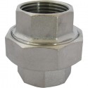 3x Bocchettone conico 1/2" raccordo acciaio inox idraulica impianti acqua gas FF