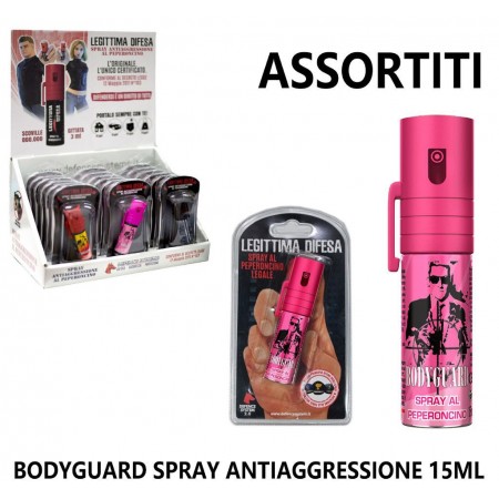 Spray per Difesa Personale Sicurezza Protezione Autodifesa Aggressione 15ml