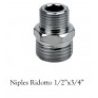 Hongu RACCORDERIA 1/2 RACCORDO RACCORDI IDRAULICI ACCIAIO INOX ACQU...