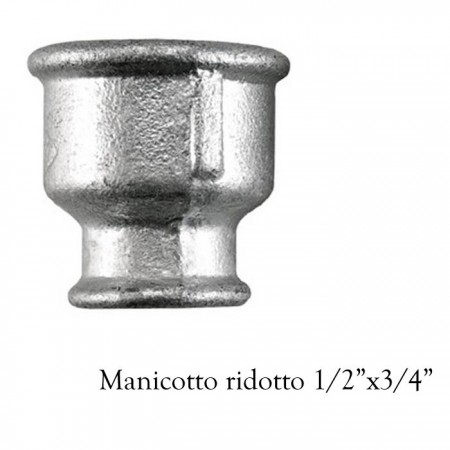 RACCORDERIA 1/2 RACCORDO RACCORDI IDRAULICI ACCIAIO INOX ACQUA/GAS RIDUTTORI