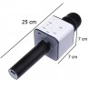 Microfono wireless bluetooth cassa integrata echo batteria karaoke altoparlante
