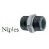 Hongu RACCORDERIA 3/4" RACCORDO RACCORDI IDRAULICI ACCIAIO INOX ACQ...