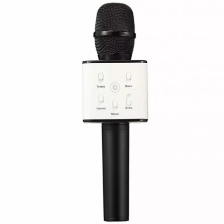 Microfono wireless bluetooth cassa integrata echo batteria karaoke altoparlante
