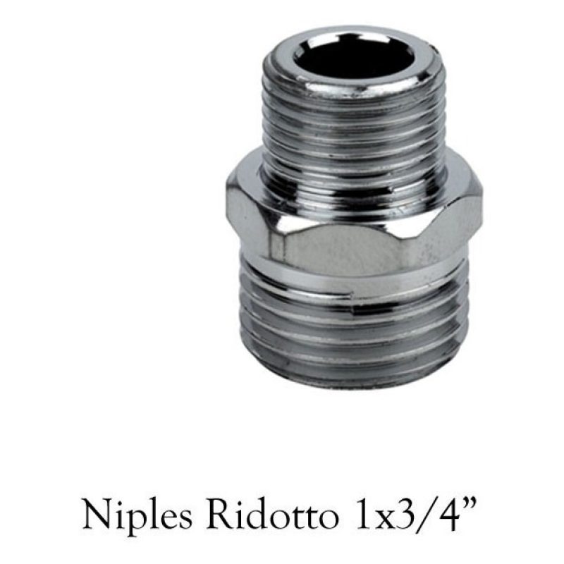 Hongu RACCORDERIA 3/4" RACCORDO RACCORDI IDRAULICI ACCIAIO INOX ACQ...