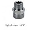 Hongu RACCORDERIA 3/4" RACCORDO RACCORDI IDRAULICI ACCIAIO INOX ACQ...