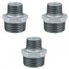 Hongu 3 Raccordi maschio 3/4"x1" niples ridotto acqua acciaio inox ...