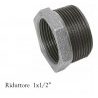 Hongu 6 Raccordi MF 1X1/2" riduzioni riduttore acqua acciaio inox i...