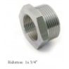 Hongu 6 Raccordi MF 1X3/4" riduzioni riduttore acqua acciaio inox i...