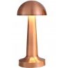 Hongu LAMPADA TAVOLO ORO ROSA RICARICABILE USB EFFETTO TOUCH LUCE D...