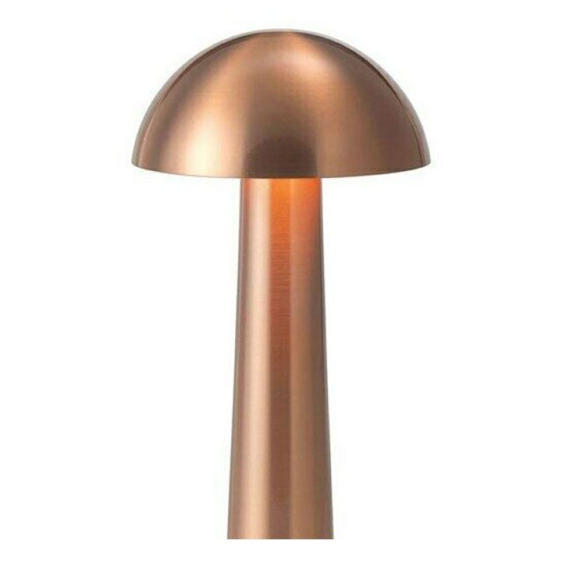 Hongu LAMPADA TAVOLO ORO ROSA RICARICABILE USB EFFETTO TOUCH LUCE D...