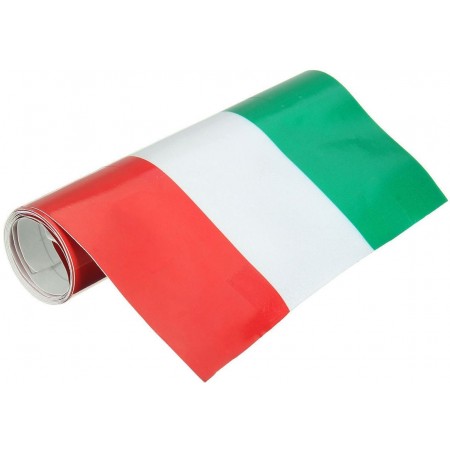 ITALIA Striscia Adesiva nastro vinile decal auto moto tuning bandiera 15cm x 5m