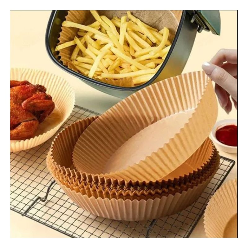 Hongu 120 Pezzi Fodera di Carta Monouso da Forno per Friggitrice ad...