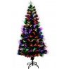Hongu Albero di Natale a luci LED fibra ottica Artificiale 7 Colori...
