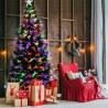 Hongu Albero di Natale a luci LED fibra ottica Artificiale 7 Colori...