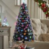 Albero di Natale a luci LED fibra ottica Artificiale 7 Colori RGB B...