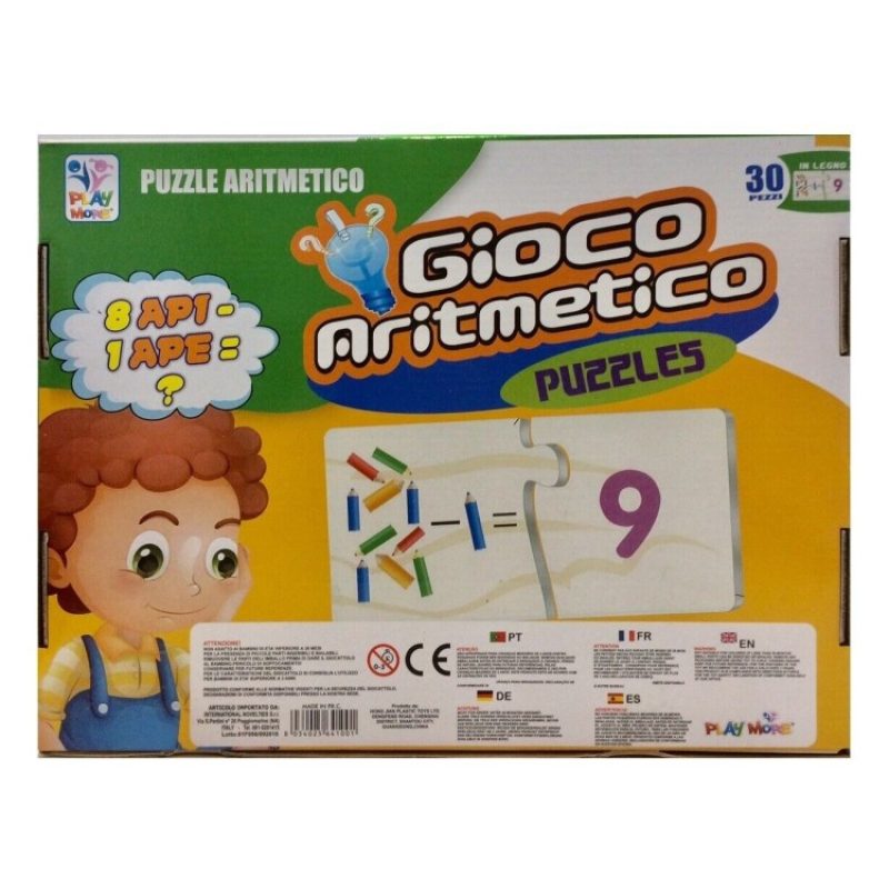 Hongu Gioco Educativo Matematica Aritmetica Puzzle Domino Educativo...