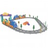 Generico Pista trenino giocattolo in legno ferrovia per bambini 93 ...