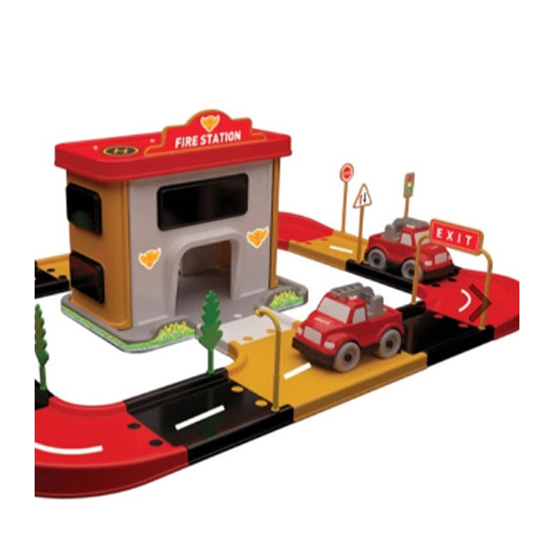Generico Stazione Dei Pompieri Giocattolo Gioco Bambini caserma 60x...