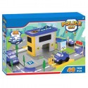 Centrale polizia stazione Giocattolo Gioco Bambini  60x45x18 cm 3  macchinette