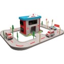 Pronto Intervento Ambulanza Giocattolo Gioco Bambini 60x45x18 cm ospedale pista
