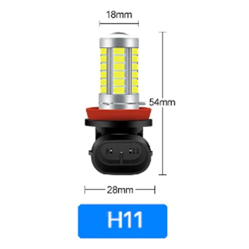 Hongu 2 Lampadine H11 CANBUS LED Fari Auto Moto camion furgoni gial...