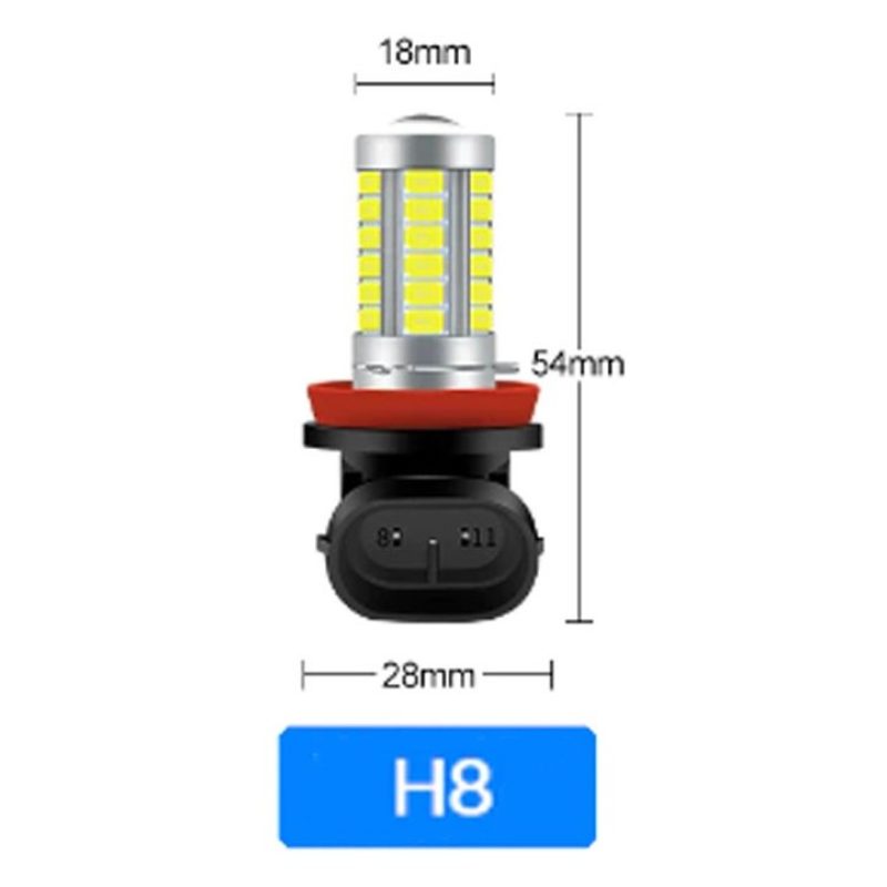 2 Lampadine H8 CANBUS LED Fari Auto Moto camion furgoni luce gialla...