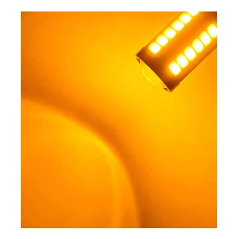 2 Lampadine H8 CANBUS LED Fari Auto Moto camion furgoni luce gialla...