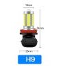 Hongu 2 Lampadine H9 CANBUS LED Fari Auto Moto camion furgoni luce ...