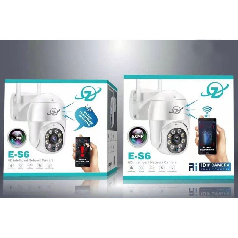 Generico TELECAMERA WIFI 5MP WIRELESS SMART TF ALLARME IP66 ESTERNO...