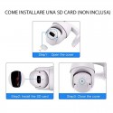 TELECAMERA WIFI 5MP WIRELESS SMART TF ALLARME IP66 ESTERNO IP NOTTURNA E-S6