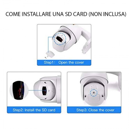 TELECAMERA WIFI 5MP WIRELESS SMART TF ALLARME IP66 ESTERNO IP NOTTURNA E-S6