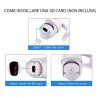 Generico TELECAMERA WIFI 5MP WIRELESS SMART TF ALLARME IP66 ESTERNO...