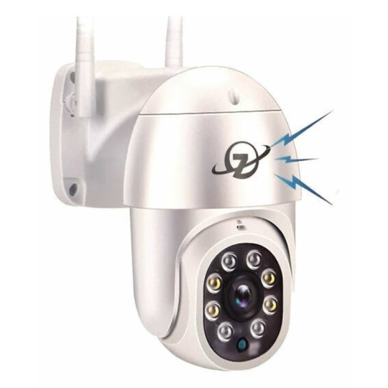 Generico TELECAMERA WIFI 5MP WIRELESS SMART TF ALLARME IP66 ESTERNO...
